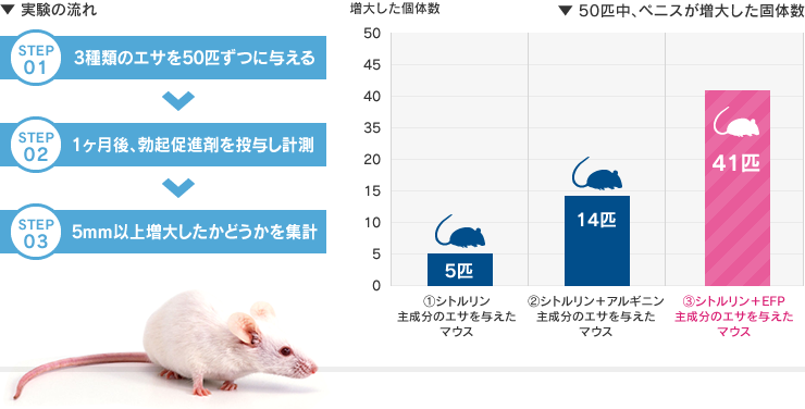 グラトリンのマウス試験結果